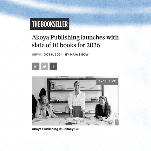 Akoya announces launch in The Bookseller
