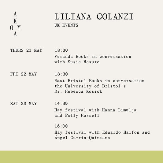 Liliana Colanzi Book Tour