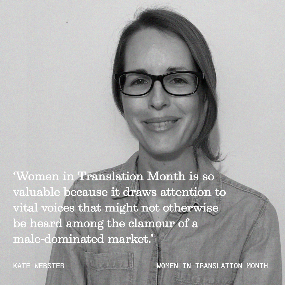 Kate Webster on Women in Translation Month