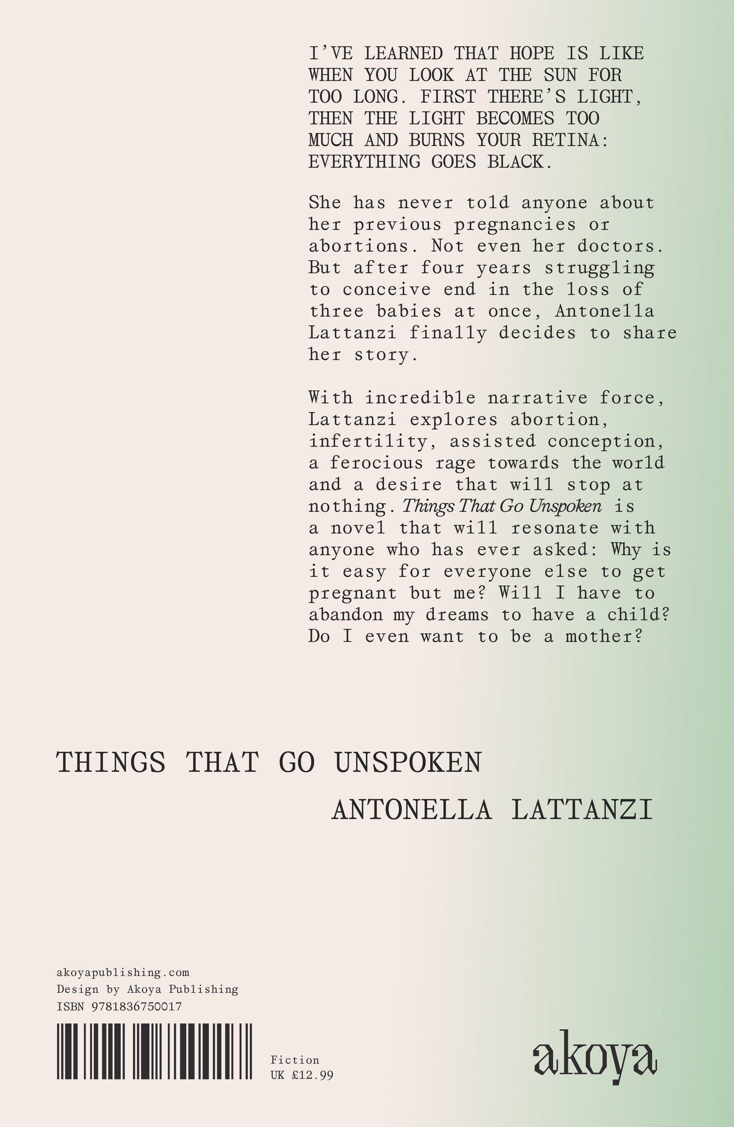 Things That Go Unspoken